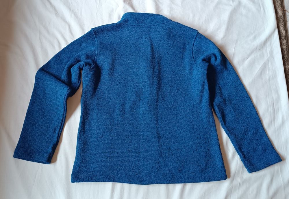 Casaco azul polar. 8 a 10 anos