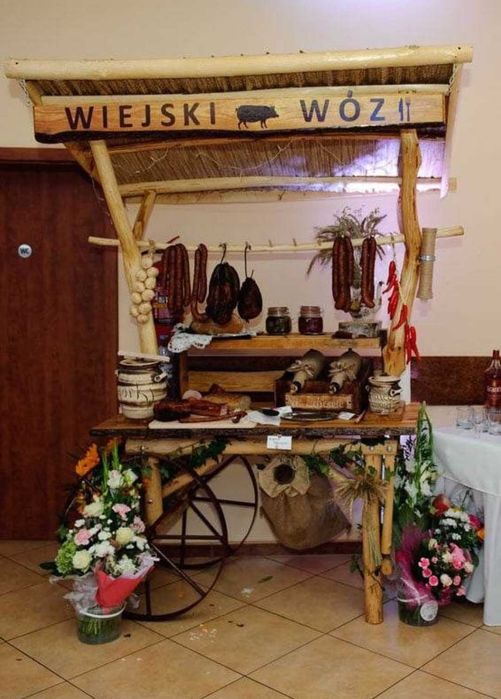 Stół  Wiejski  w formie Wozu -  jedyny taki na OLX!!!