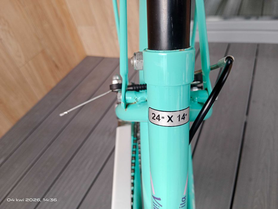 Rower Vila Folta koła 24" rama 14" jasnobłękitny