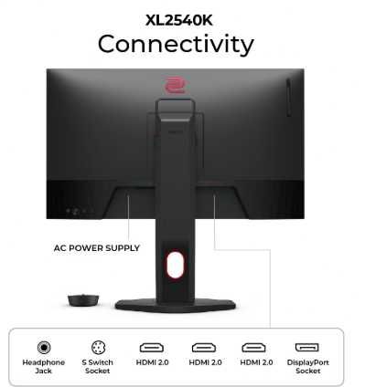 Xl2540 アイシールド付き ZOWIE XL2540K ゲーミングモニター240hz/24.5インチ/ TNパネル