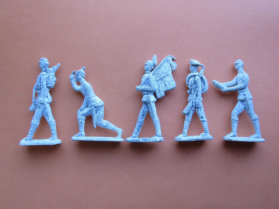 Brinquedo antigo soldadinhos de chumbo coleção antiguidade vintage