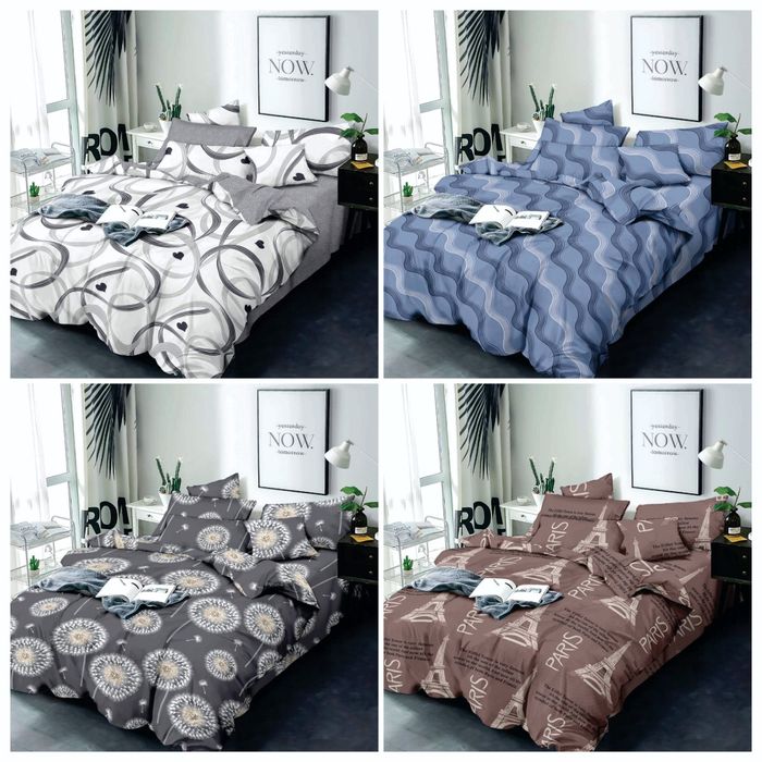 Постільна білизна з простирадлом на резинці ( Постельное белье