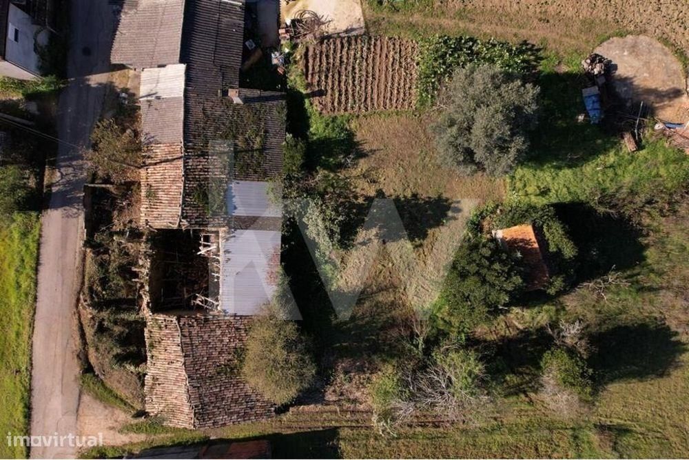 Moradia T2 para recuperar em Santo Ibério, Pombal, Leiria com terreno