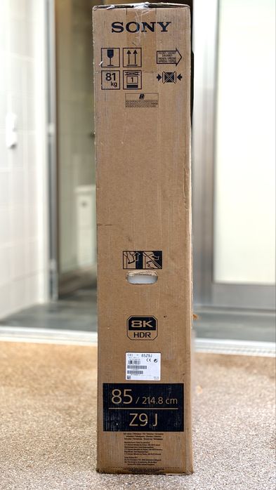 Sony Bravia 85Z9J 85” 8K MASTER Series