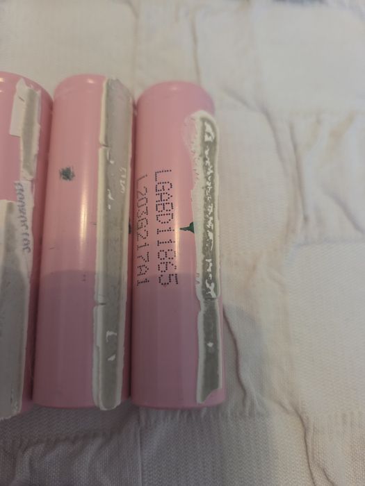 Pilhas Samsung/LG/outras 18650 3,7V recarregáveis - valor unitário