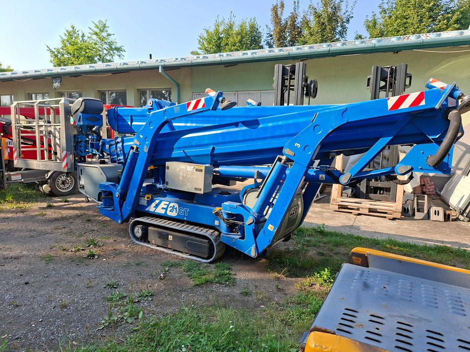 podnośnik koszowy na gąsienicach Teupen Leo 21GT ,2014r ,21m ,pająk ,