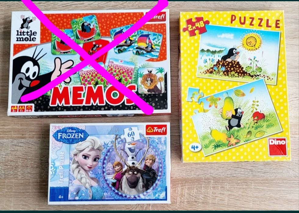 Puzzle Frozen Trefl Puzzle Krecik Dino