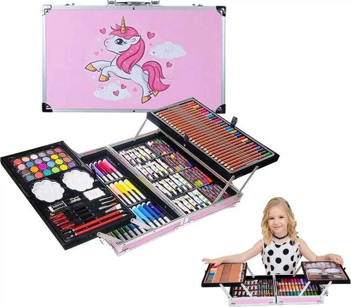 Набор для творчества единорог 145 предметов для рисования, есть опт