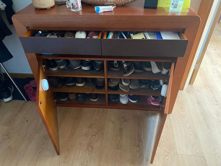 Mobiliário de sala - cerejeira e wengué - excelente estado