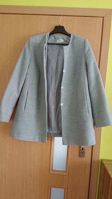 płaszcz przejściowy/wiosenny szary rozm xl