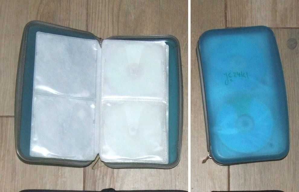 Etui organizer na płyty Cd Dvd 15x29 sztywne mocne