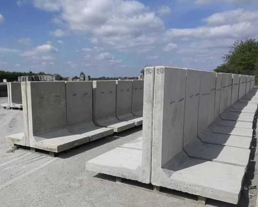 Mur oporowy L / ściana oporowa / mury oporowe T