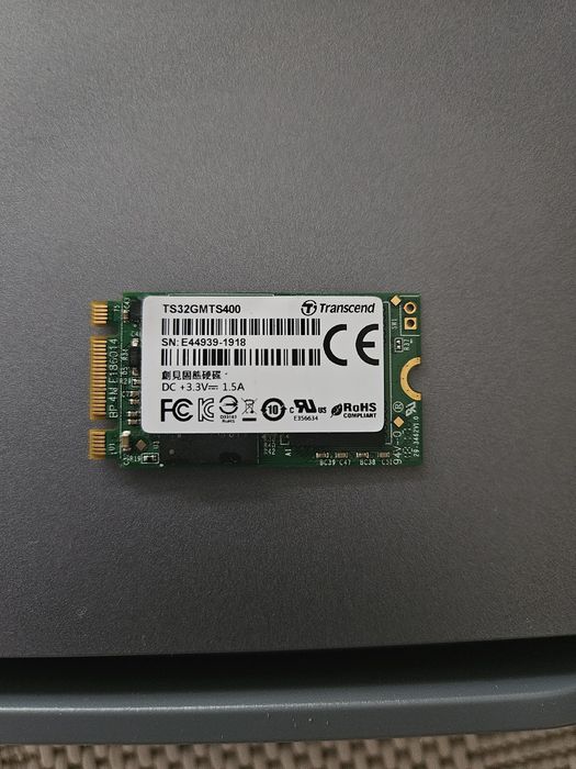 Dysk SSD Transcend M.2 32GB TS32GMTS400 – sprawny