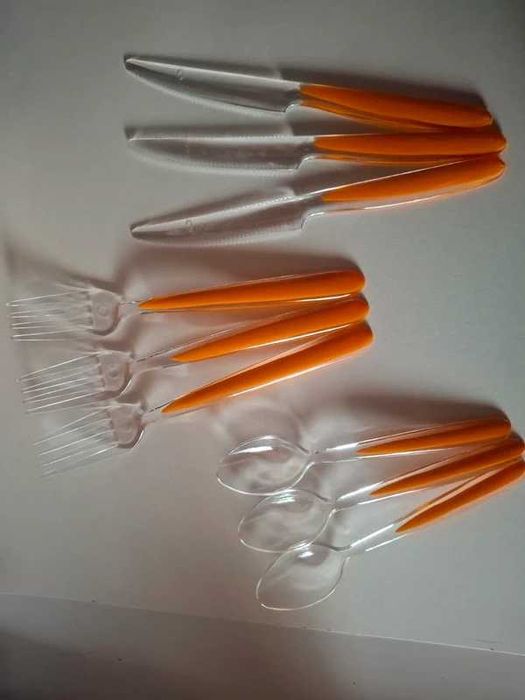 Sztucce plastikowe 5 zestawów