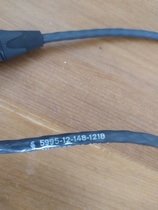Interkonekt xlr wtyki neutrik