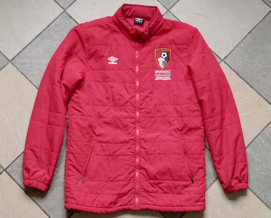 Куртка ФК Борнмут Англія Umbro червона чоловіча з поліестеру розмір М