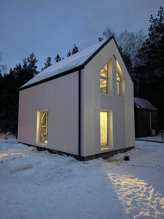 Domek CAŁOROCZNY 46,99m2 EKONEST35 na konstrukcji STALOWEJ LGS