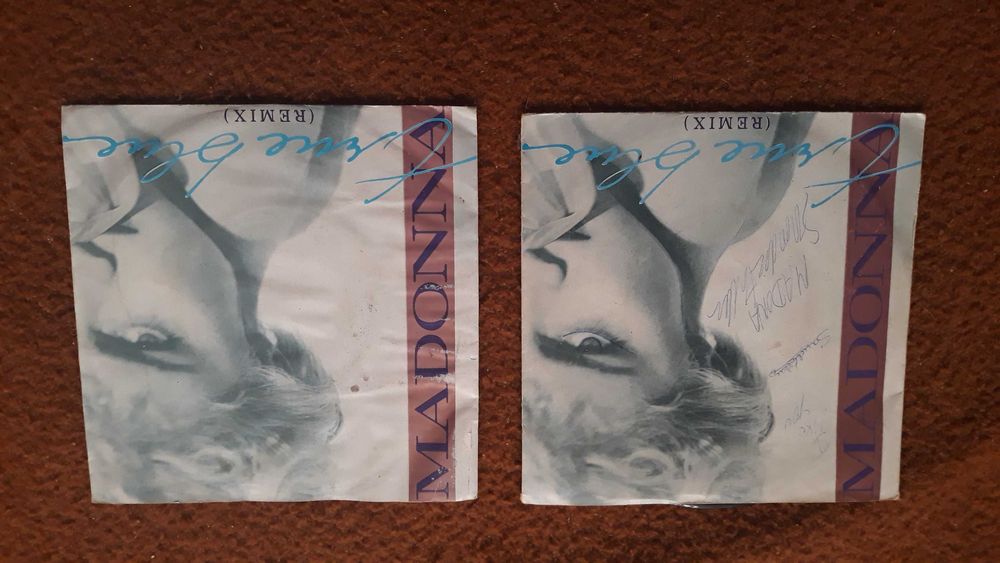 2 singles Madonna - True Blue ( Remix ) - portes incluídos