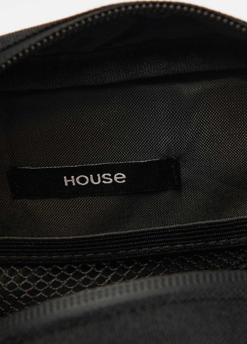 Сумка чоловіча House через плече чорна нова
