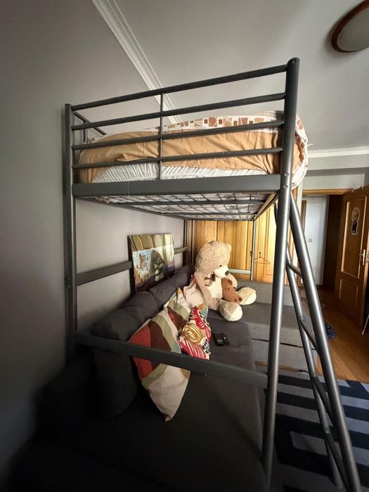 Cama alta+ colchão