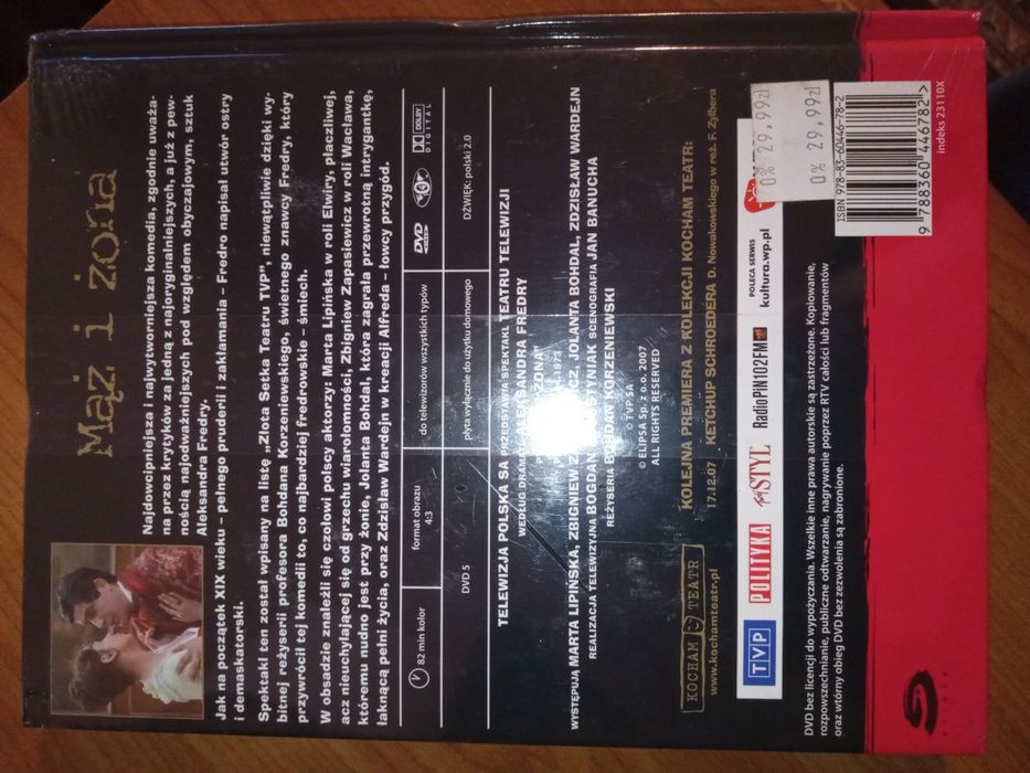 Mąż i żona tom 6 kolekcji Kocham teatr DVD Nowa w folii !