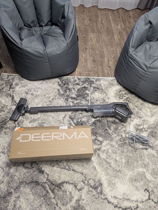 Пылесос ручной для дома Deerma Stick Vacuum Cleaner Cord Gray