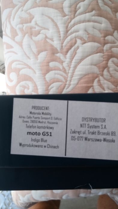 Okazja - Telefon , Motorola G 51 - 5g  . Zamienię.