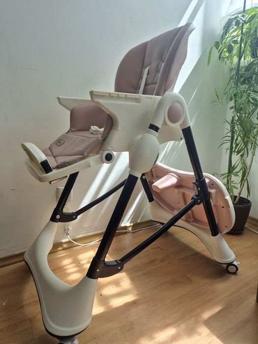 Дитячий стільчик для годування Carrello Stella (пудровий/рожевий)