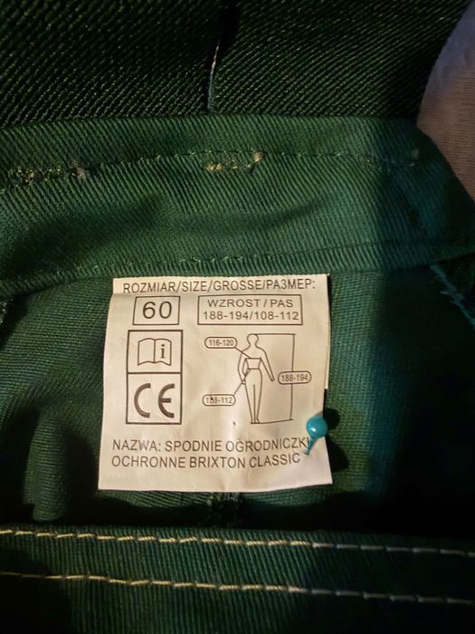 Spodnie ogrodniczki ochronne Brixton Classic Nowe