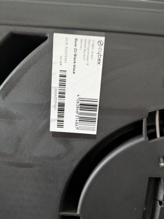 Cybex base auto Isofix  Z2 para ovo bebe