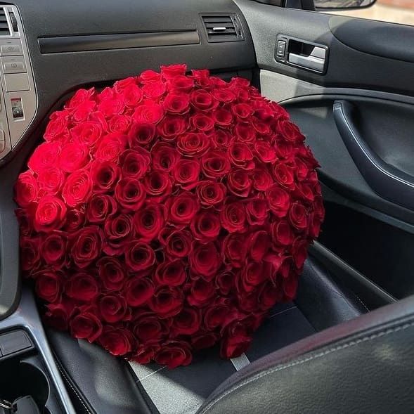 Букет 101 роза • Доставка квітів • Доставка цветов Киев Украина •