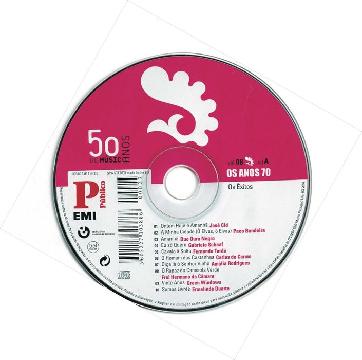 O Melhor Da Música Portuguesa - Vol. 08 - Os Anos 70