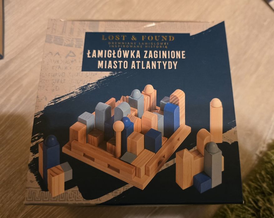 Łamigłówka Atlantyda gra towarzyska Professor Puzzle zagadka, jak nowa
