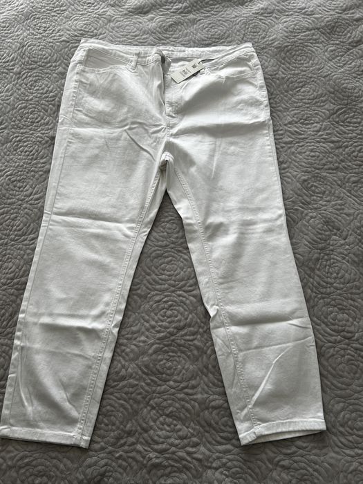 Białe dżinsy r.56, nowe Kappahl