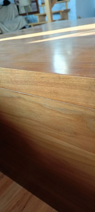 Ława prosta brązowa