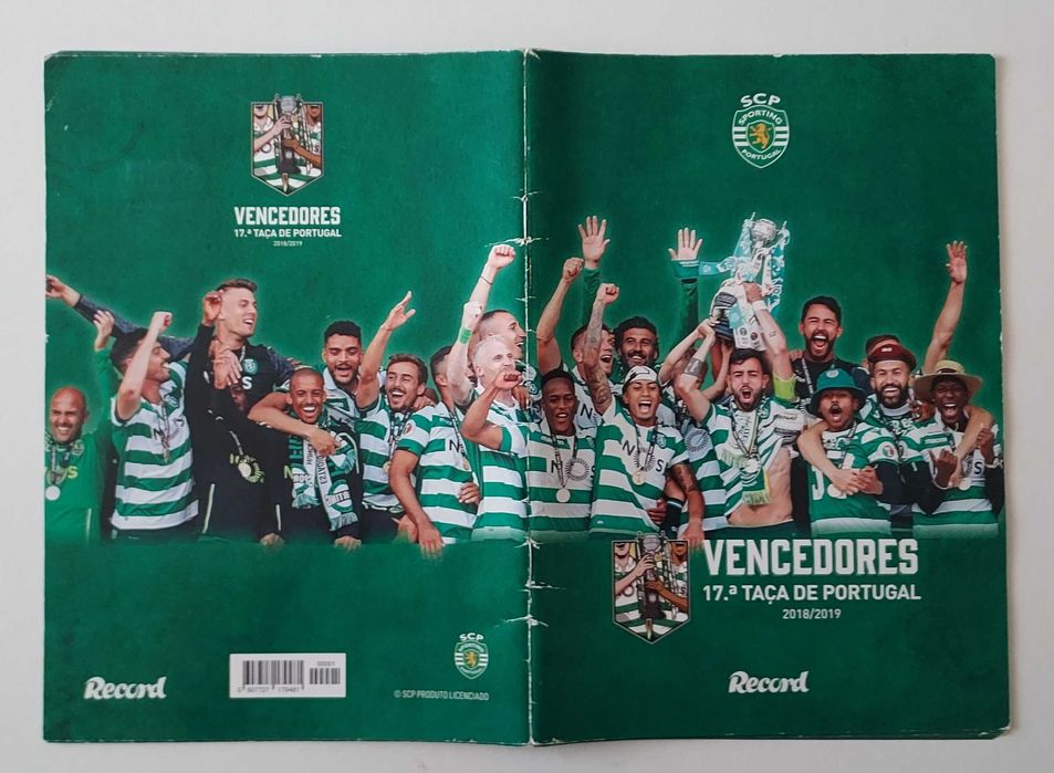 Cadernetas Completas Sporting: Plantel 07-08, Taça 2019