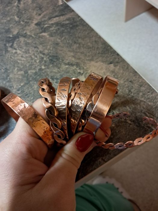 Bransoletki miedziane zdrowotne