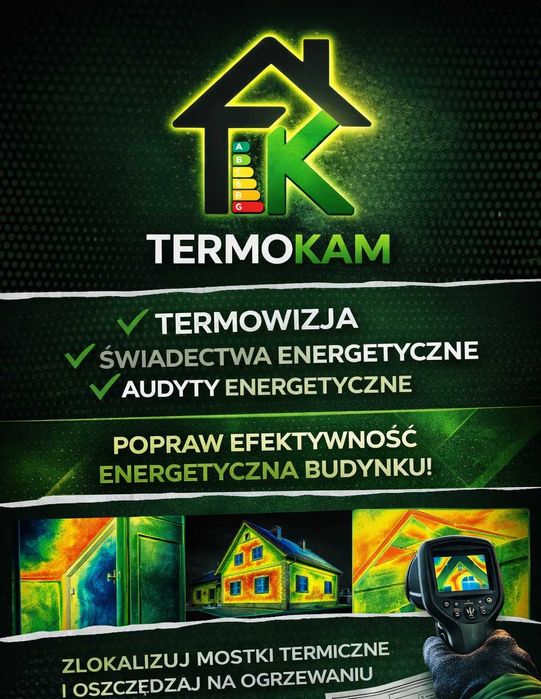 Audyt energetyczny Czyste Powietrze/Świadectwo energetyczne/Termowizja