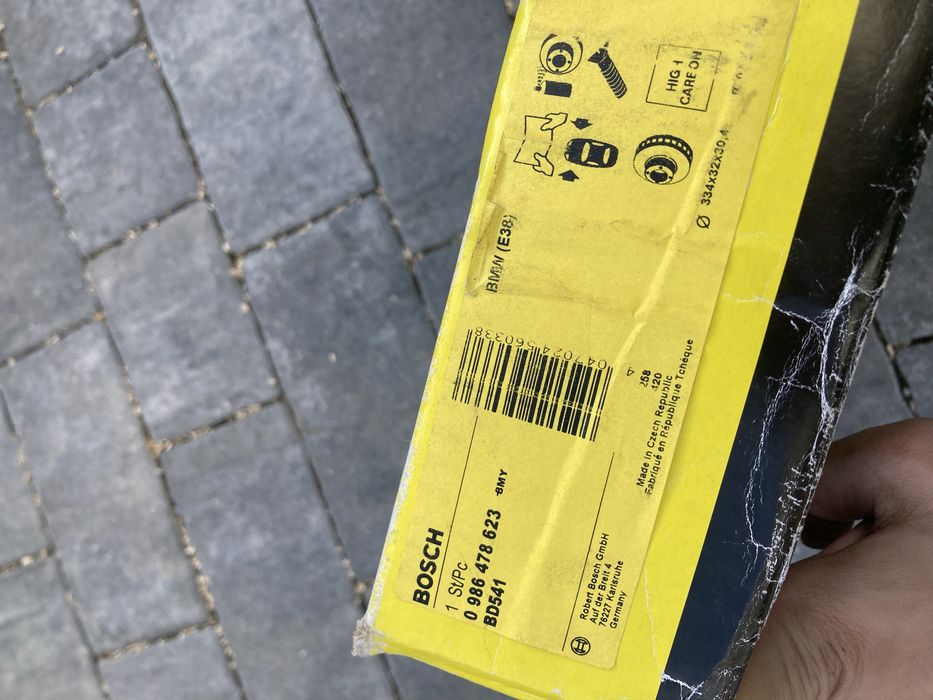 tarcza hamulcowa bmw e38