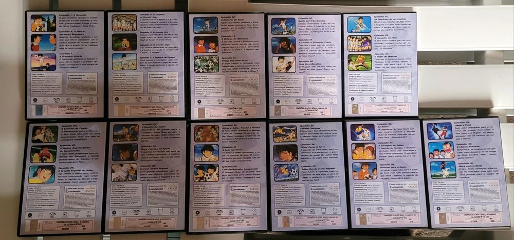 Campeões Oliver e Benji: 11 DVDs Salvat | PT-PT