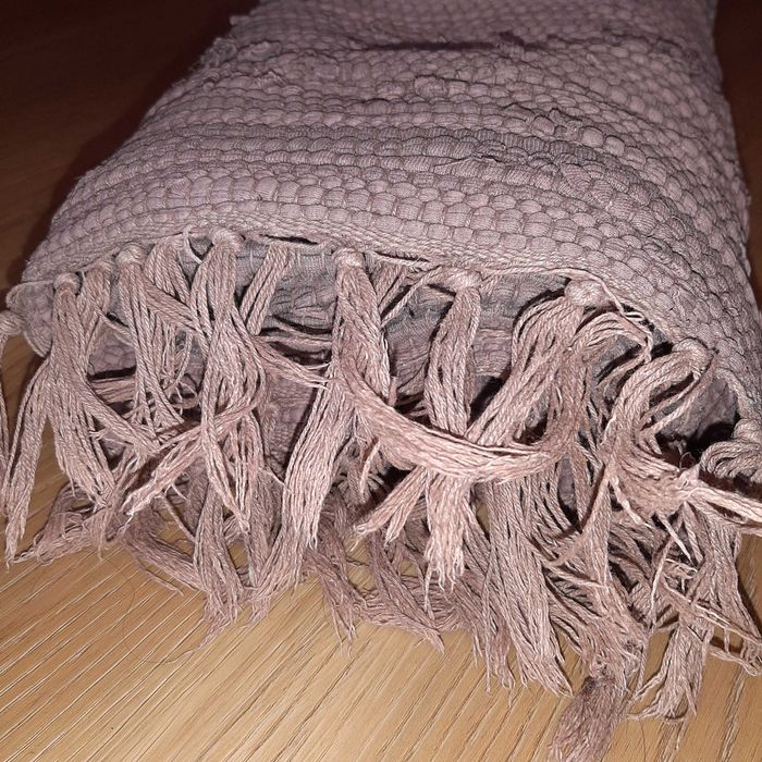 Tapete 100% Algodão Cinza 70x135cm