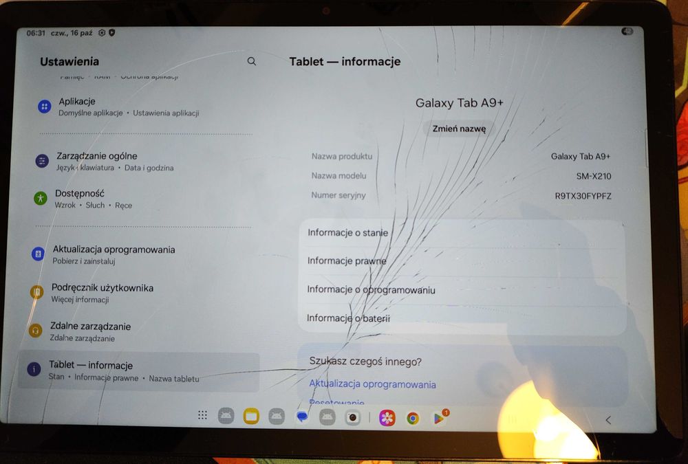 Tablet Samsung Galaxy A9+ SM-X210 8/128