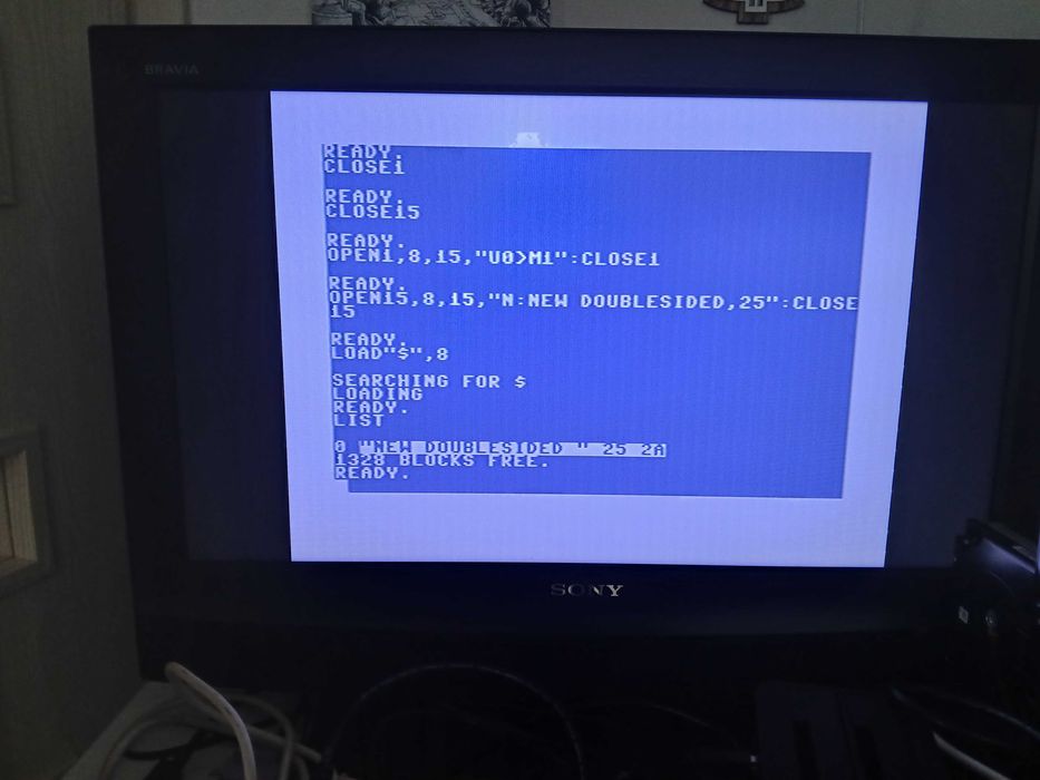 Commodore 1571 disk drive sprawna