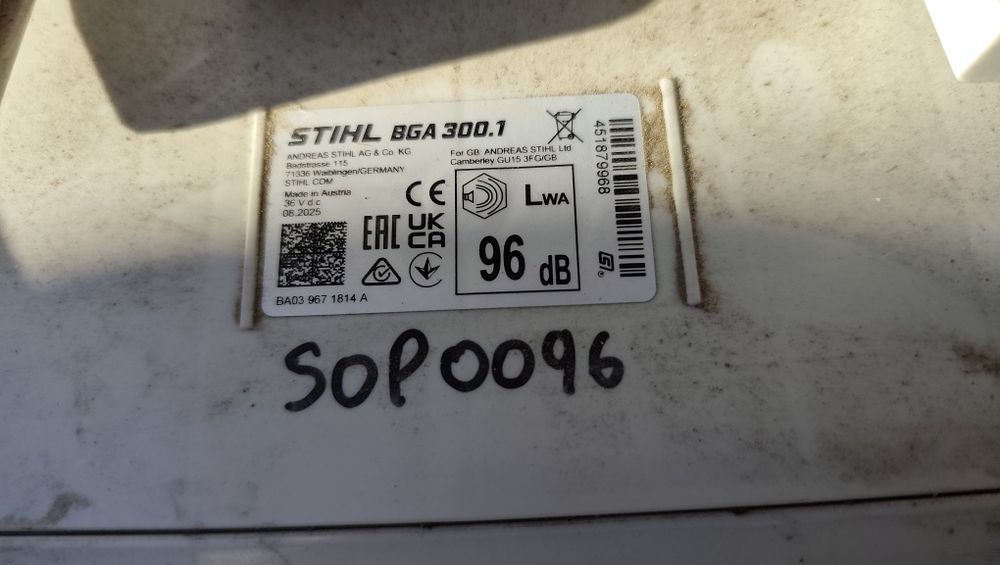 Soprador Stihl BGA 300