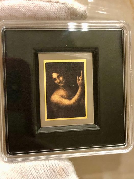 Долар Токелау " Іоан Хреститель". Леонардо да Вінчі. Золото.