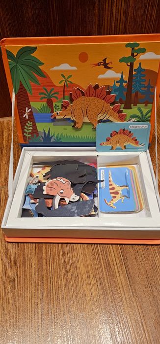Janod układanka magnetyczna dinozaury