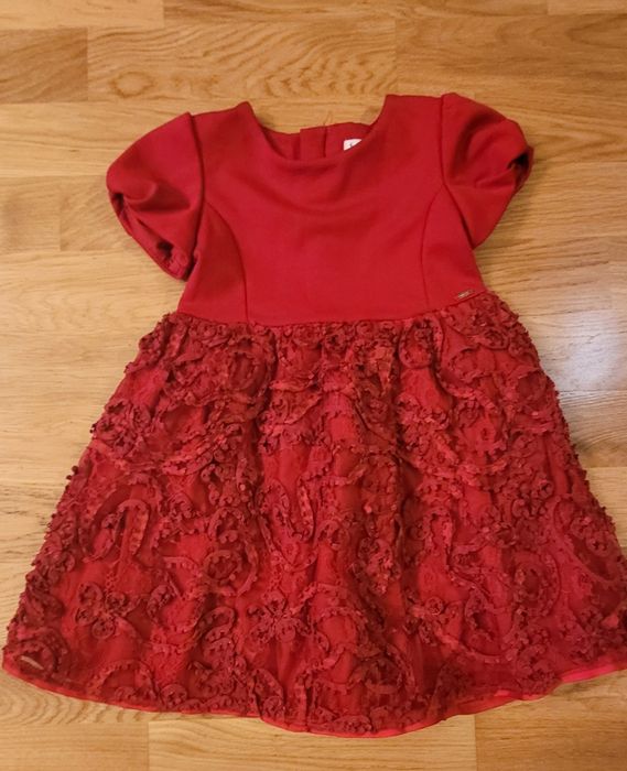 Mayoral czerwona sukienka r. 104