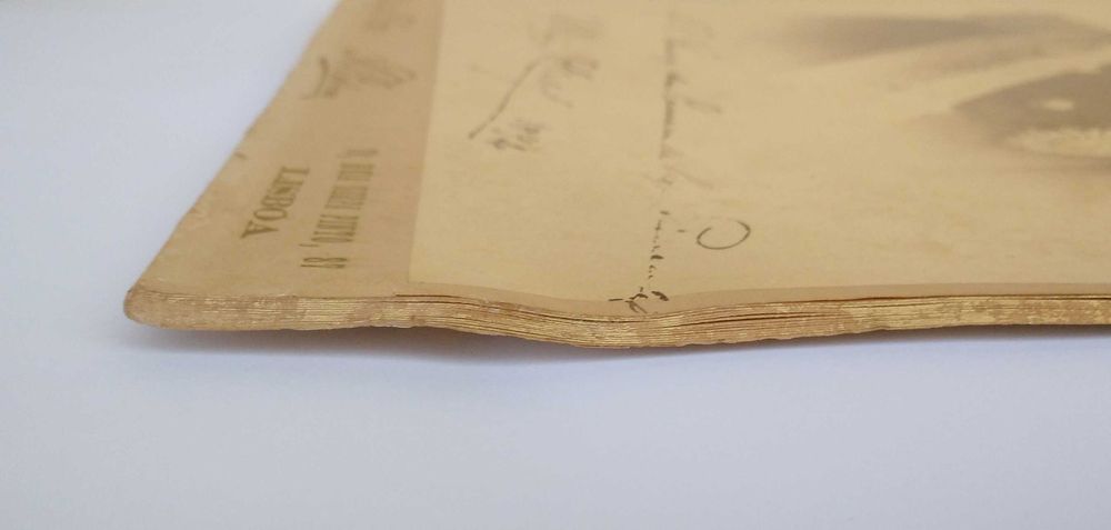 Antiga fotografia do Rei D. Carlos com dedicatória datada e assinada