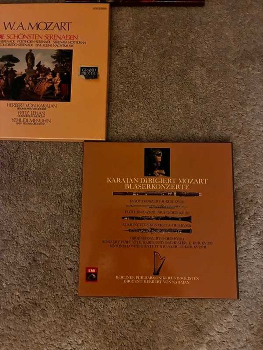 Zestaw 5 boxów winylowych: Haydn, Mozart, Händel, Verdi (17 LP)