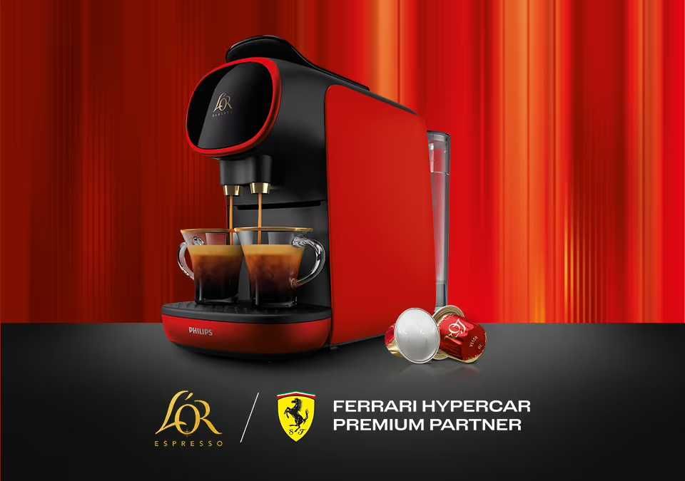 Кавомашина Phillips L'OR Ferrari Феррарі капсульна + купон на 20 євро